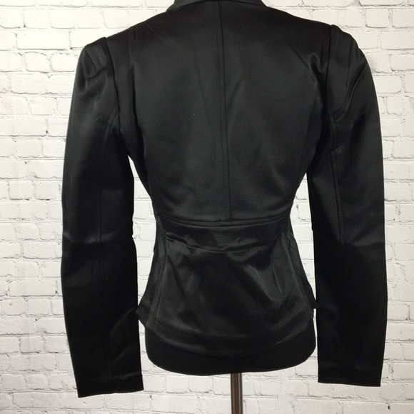 Shape FX Black Tuxedo Cut Form Fitting Blazer NWT - Picture 4 of 8